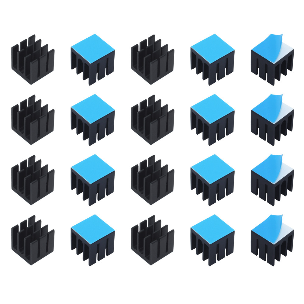 12x12x12mm 50pcs Aluminum Heat - Raspberry Pi Water Cooling Kit recension och pris