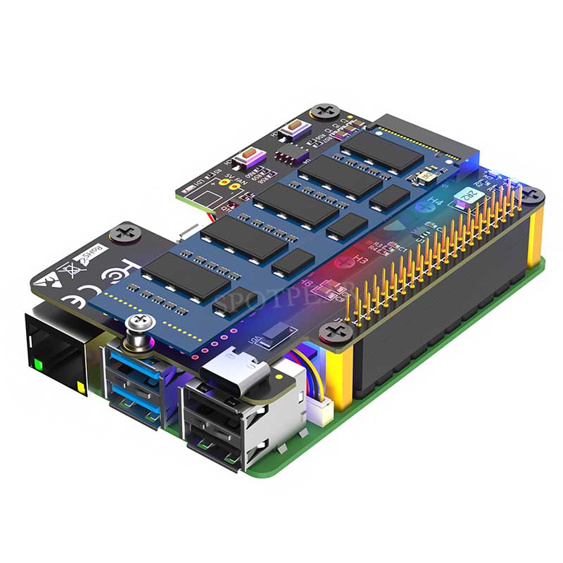 Raspberry Pi 5 PCIe to M.2 NVM - Argon One V3 M.2 Nvme Case recension och pris